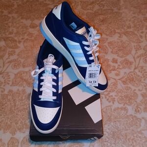Adidas Blue and White Sneakers